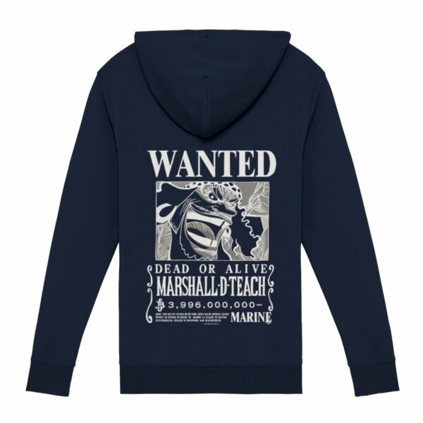 dos_0_2 Sweet zippé à capuche- Barbe noir